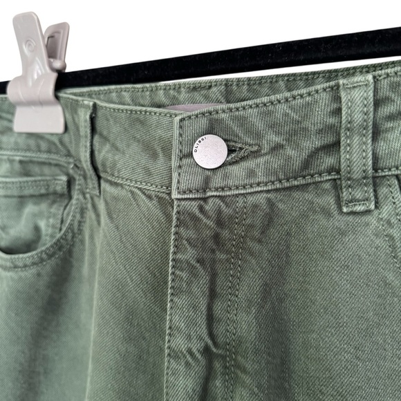 DL1961 by Anthropologie Hepburn Ultra High-Rise Cropped Wide-Leg Jeans - Picture 7 of 16